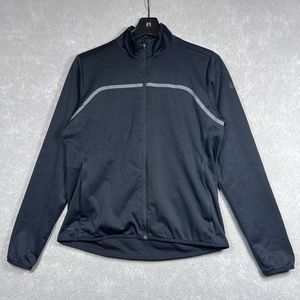 Nike Sweatshirt Womens Medium Black Full Zip Athletic Zipper Pockets Top Jacket